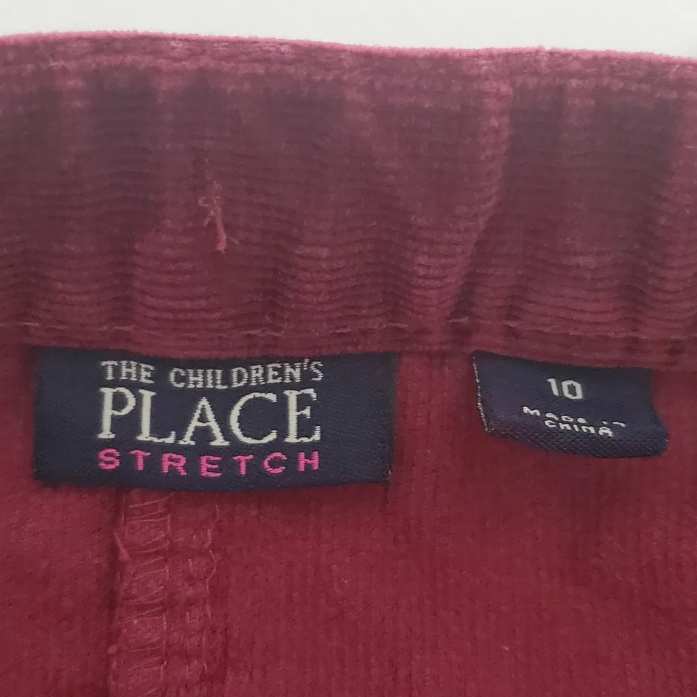 The Children's Place Maroon A-Line Corduroy Skirt Girls Size 10